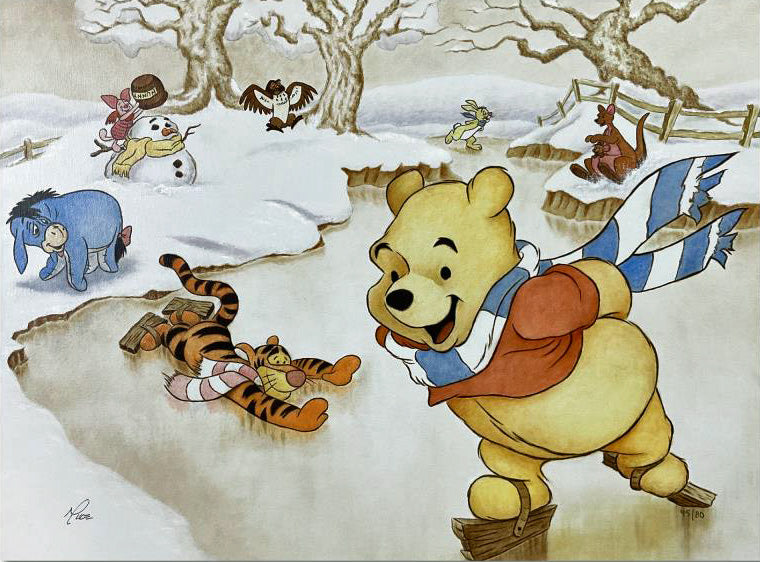 Snow Days Mike Kupka Giclée on Stretched Canvas Artist Hand Signed Numbered