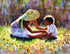 Mother and Child Michael Vincent Hand Embellished Canvas Giclée Print Artists Hand Signed and Numbered