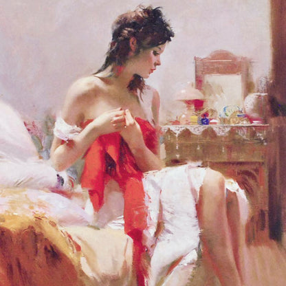 Expectations Pino Daeni Canvas Giclée Print Artist Hand Signed and Numbered