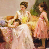 A Soft Place In My Heart Pino Daeni Canvas Giclée Print Artist Hand Signed and Numbered