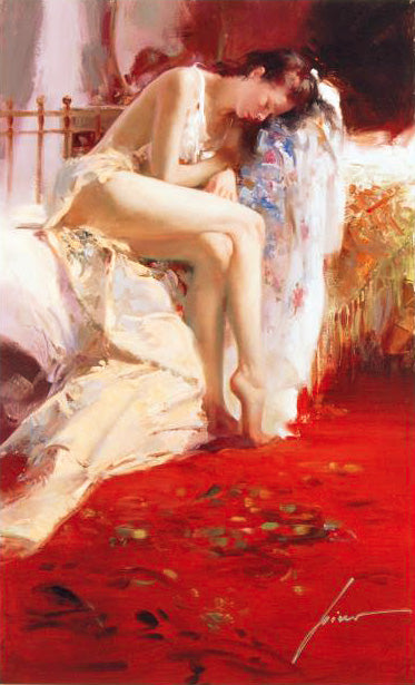 Fanciful Dreams Pino Daeni Canvas Giclée Print Artist Hand Signed and Numbered