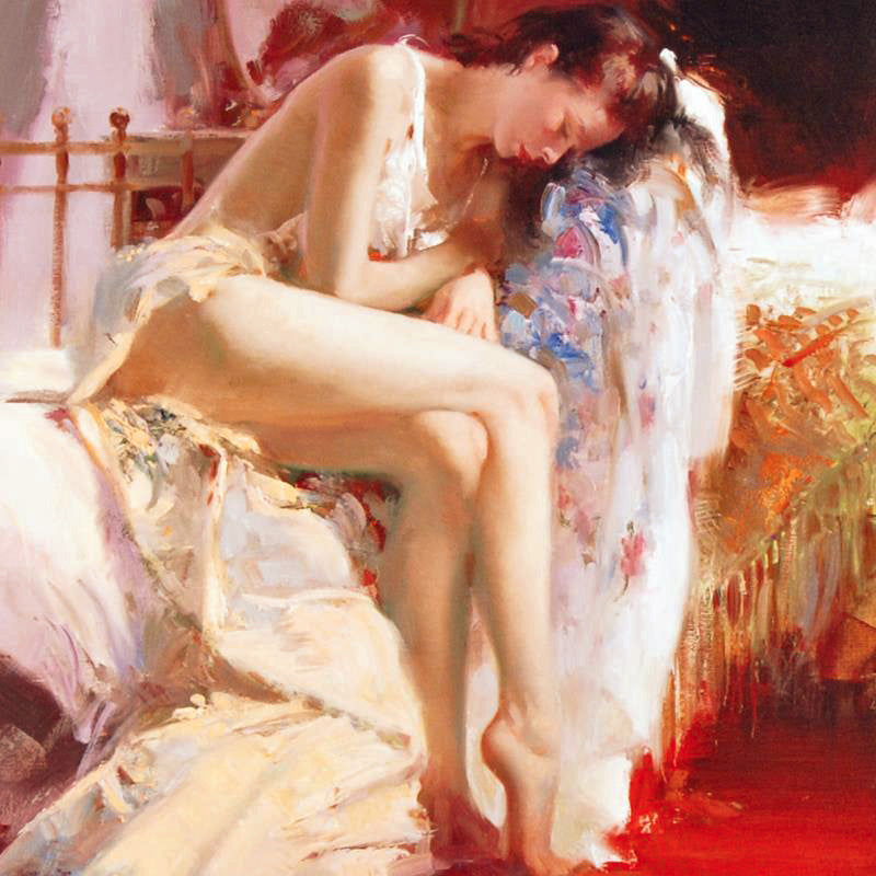 Fanciful Dreams Pino Daeni Canvas Giclée Print Artist Hand Signed and Numbered