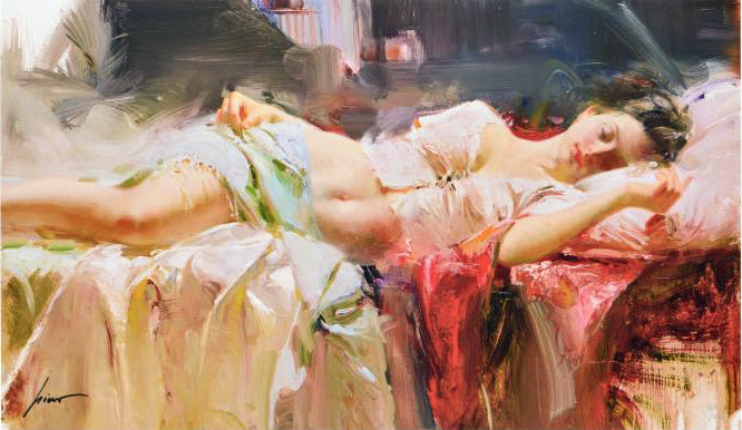 Everlasting Beauty Pino Daeni Giclée Print Artist Hand Signed and Numbered