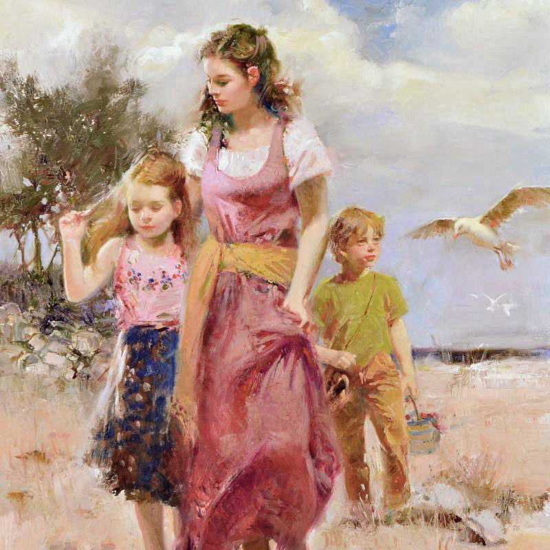 Sea Spray Pino Daeni Giclée on Canvas Print Artist Hand Signed and Numbered