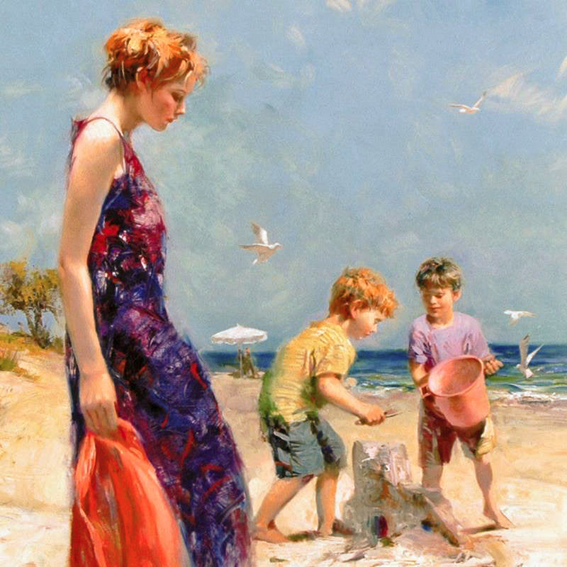 Good Ole Days Pino Daeni Canvas Giclée Print Artist Hand Signed and Numbered