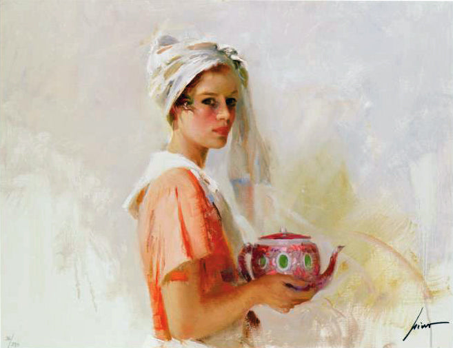 The Gift Pino Daeni Canvas Giclée Print Artist Hand Signed and Numbered