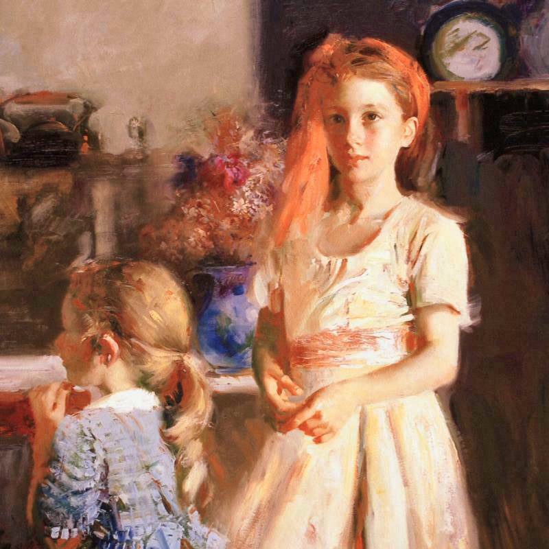 Best Friends Pino Daeni Canvas Giclée Print Artist Hand Signed and Numbered