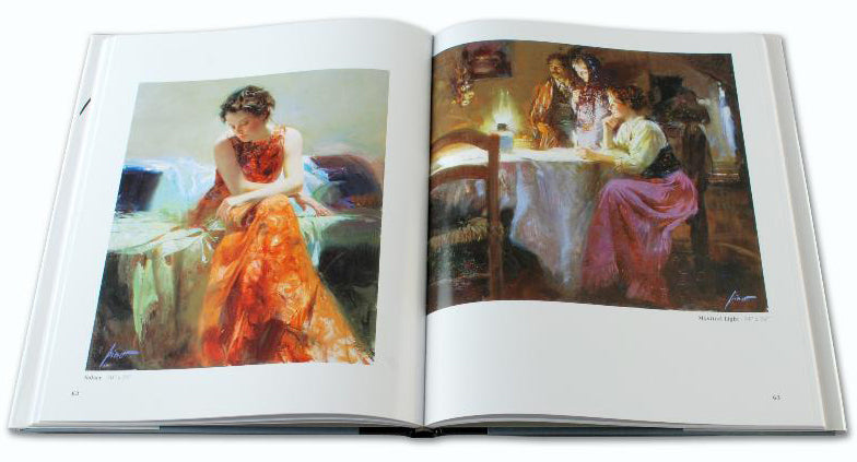 Seaside Retreat Pino Daeni Giclée on Canvas Artist Hand Signed and Numbered