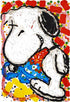 Hip Hop Hound om Everhart Hand Pulled Lithograph on Deckle Edge Paper Artist Hand Signed and Numbered