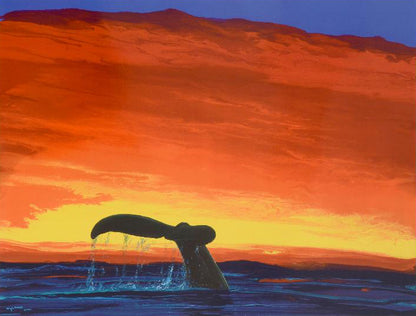 Sounding Seas Wyland Lithograph Print Artist Hand Signed and Numbered