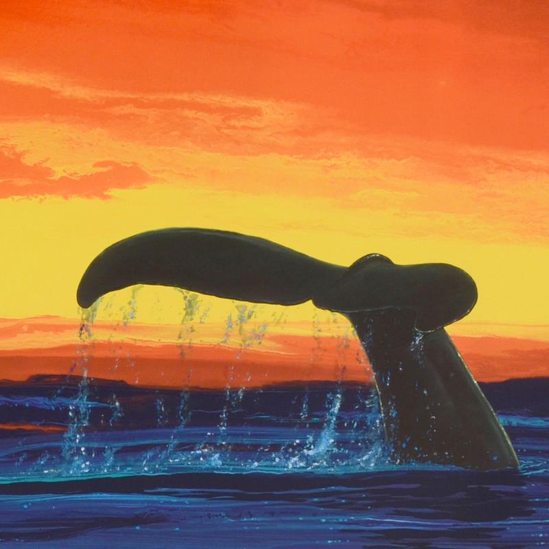 Sounding Seas Wyland Lithograph Print Artist Hand Signed and Numbered