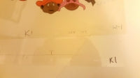Fat Albert and the Cosby Kids Filmation Original Production Animation Cel Hand Painted and Matching Production Drawing