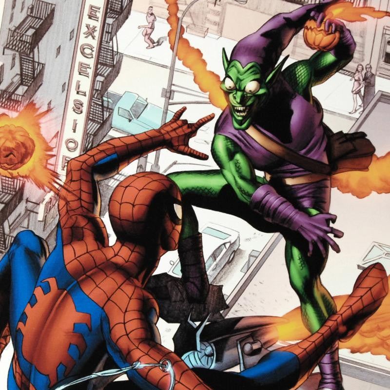 Dark Reign The Goblin Legacy One Shot Marvel Comics Artist Mike Mayhew Fine Art Canvas Giclée Print Numbered