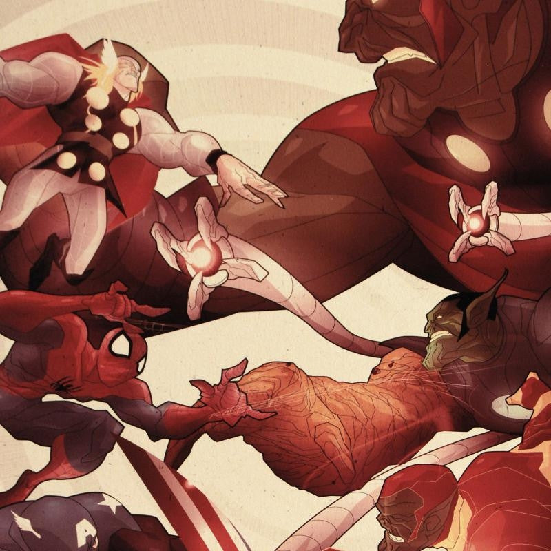 Secret Invasion Front Line 5 Marvel Comics Artist Juan Doe Canvas Giclée Print Numbered