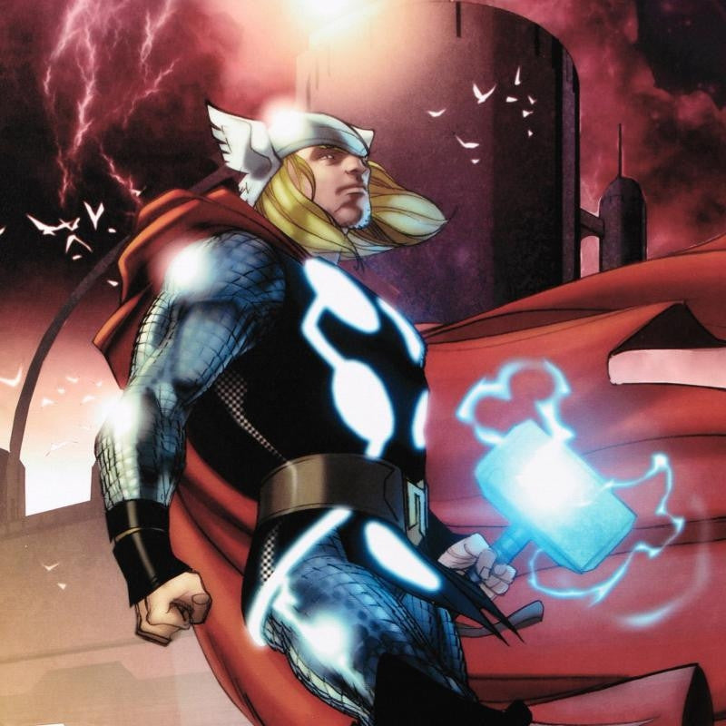 Thor 615 Marvel Comics Artist Joe Quesada Canvas Giclée Print Numbered