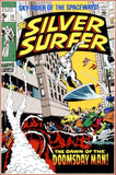 Silver Surfer Marvel Collector Covers Series Lithocel Diptych Print Numbered and Matted