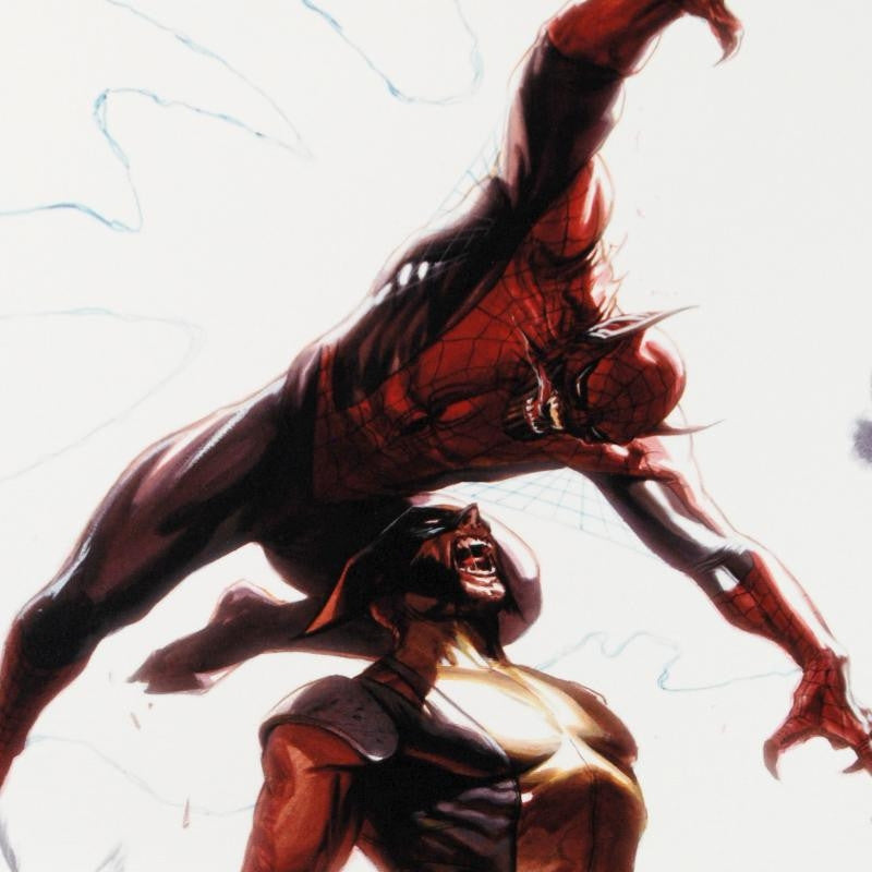 Secret Invasion 7 Marvel Comics Artist Gabriele Dell Otto Canvas Giclée Print Numbered