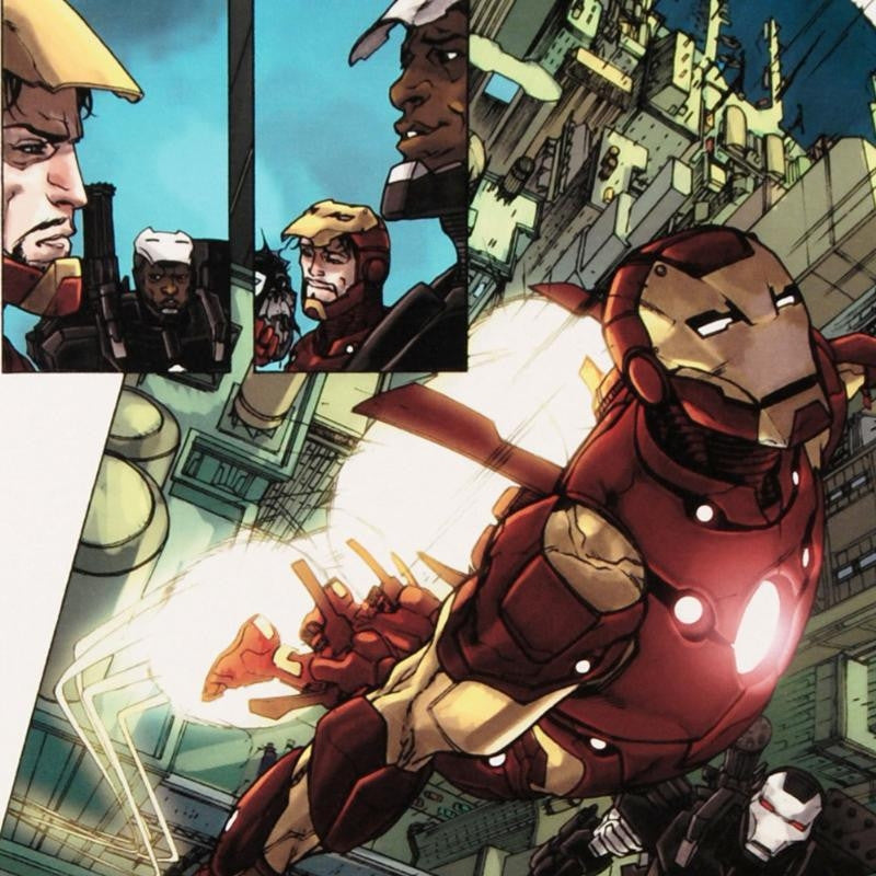 Iron Man 2 0 1 Marvel Comics Artist Barry Kitson Canvas Giclée Print Numbered