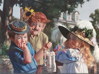 Make Em Laugh Bob Byerley Hand Embellished Canvas Giclée Print Artist Hand Signed and Numbered