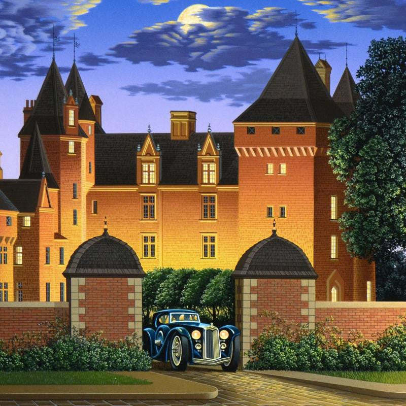 Villa Capulet Jim Buckels Serigraph Print Artist Hand Signed and Numbered