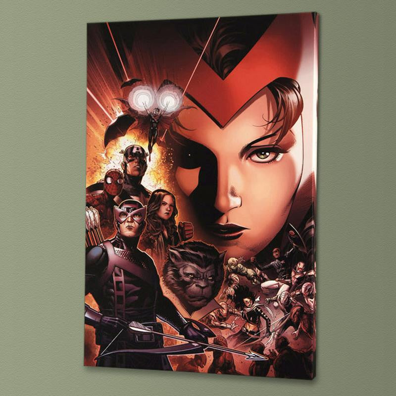 Avengers The Childrens Crusade 6 Marvel Comics Artist Jim Cheung Canvas Giclée Print Numbered