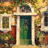 Green Door in Naples James Coleman Gallery Proof Canvas Giclée Print Artist Hand Signed GP Numbered and Framed