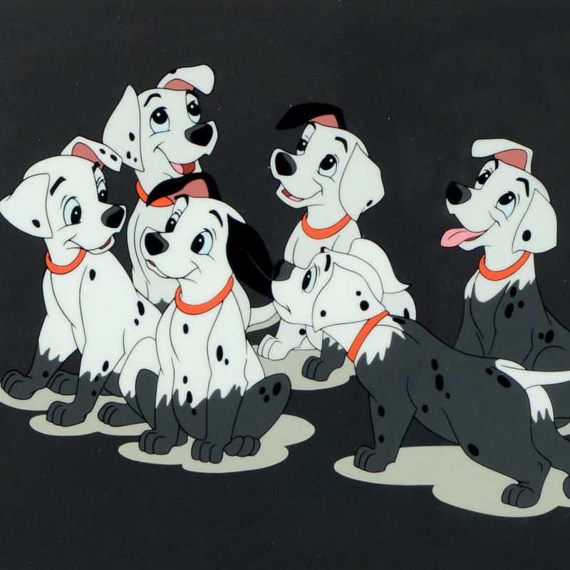 Puppy Disguise Disney Studios Classic Sericel Serial Numbered and Framed