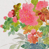 Floral Caroline Young Original Gouache Painting Artist Hand Signed and Custom Framed