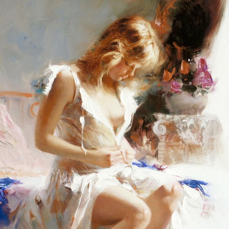 Early Morning Pino Daeni Giclée Print Artist Hand Signed and Numbered