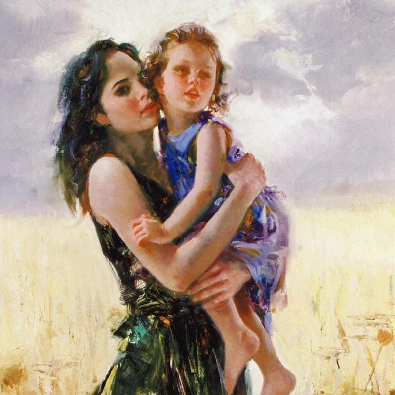 Close to My Heart Pino Daeni Giclée Print Artist Hand Signed and Numbered