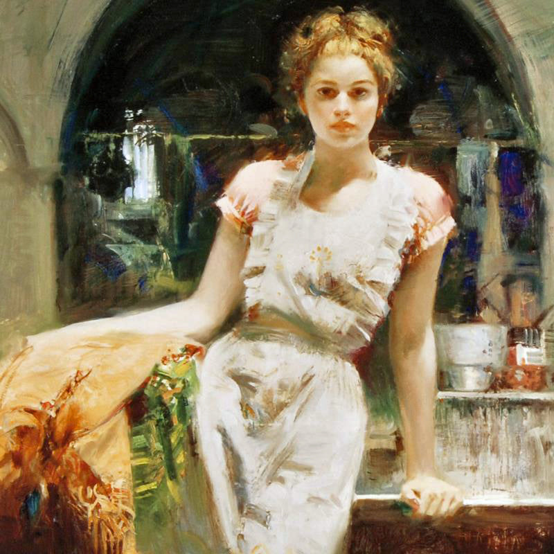 In the Glow Pino Daeni Canvas Giclée Print Artist Hand Signed and Numbered