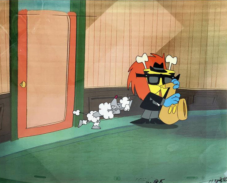 The Pink Panther Show MGM United Artists Production Animation Cel and Paired Pencil Sketch