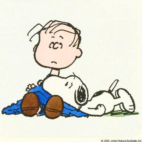 Peanuts Linus and Snoopy Hand Tinted Color Etching Numbered
