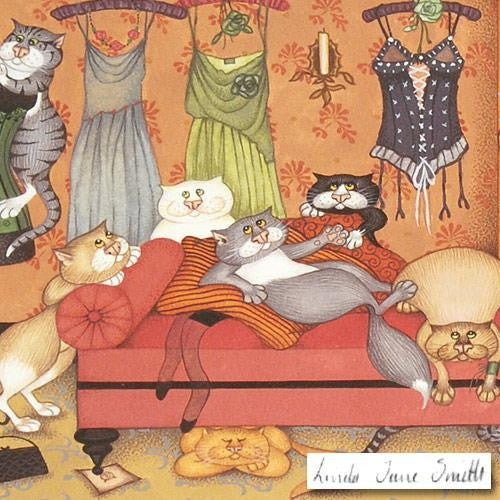 Mewlin Rouge Linda Jane Smith Lithograph Print Artist Hand Signed and US Numbered