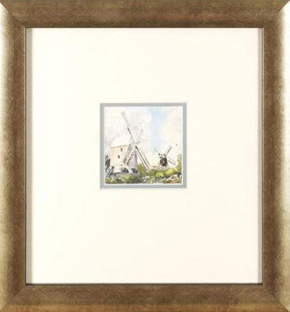 Jack and Jill Martin Goode Original Watercolor Painting Artist Hand Signed and Framed