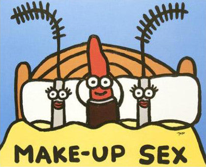 Make Up Sex Todd Goldman Canvas Giclée Print Artist Hand Signed and Numbered