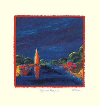 My Colour Dream II B H Brody Serigraph Print Artist Hand Signed and Numbered