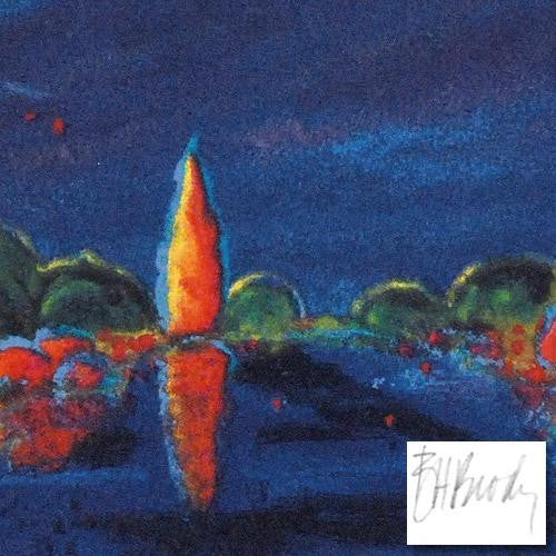 My Colour Dream II B H Brody Serigraph Print Artist Hand Signed and Numbered