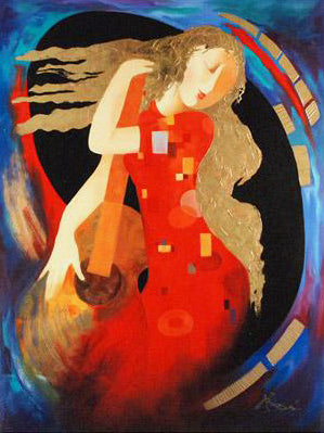 Heavenly Arbe Ara Berberyan Canvas Giclée Print Artist Hand Signed and Numbered