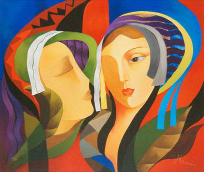 Delicate Aura Arbe Ara Berberyan Canvas Giclée Print Artist Hand Signed and Numbered