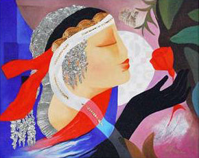 Opening Night Arbe Ara Berberyan Hand Embellished Canvas Giclée Print Artist Signed and Numbered