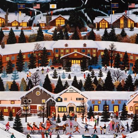 Alpine Winter Grandeur Jane Wooster Scott Lithograph Print Artist Hand Signed and Numbered