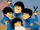 Barbershop Quartet Beatles Sericel Apple Corps Ltd Authorized and DenniLu Company Published with Full Color Background