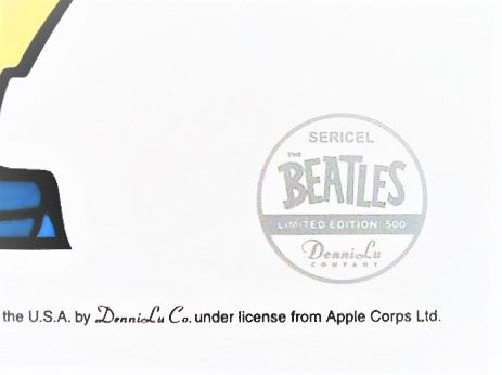 Beatles Posing - Limited Edition Sericel and Full Color Lithograph Background by the DenniLu Company