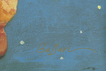Best Friends Sasha Bassari Artist Proof Serigraph Hand Embellished Canvas Print Artist Hand Signed and AP Numbered