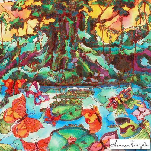 Butterfly Cove II Linnea Pergola Canvas Giclée Print Artist Hand Signed and Numbered