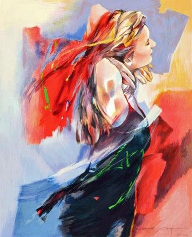 Imagination Christine Comyn Lithograph Print Artist Hand Signed and Numbered