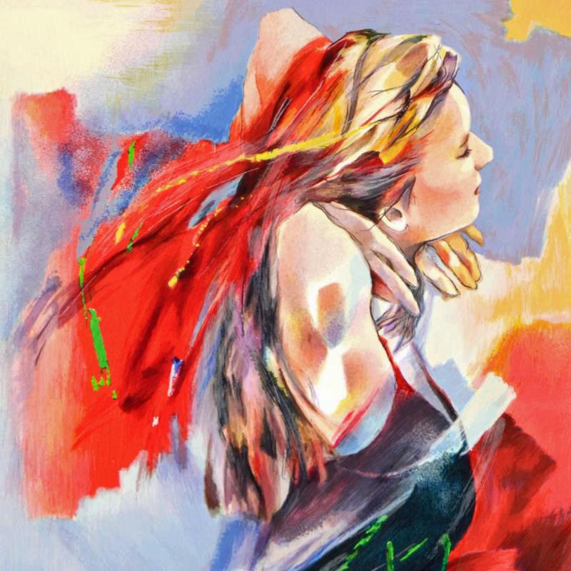 Imagination Christine Comyn Lithograph Print Artist Hand Signed and Numbered