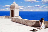 Cote D Azur Chris Dellorco Canvas Giclée Print Artist Hand Signed and Numbered