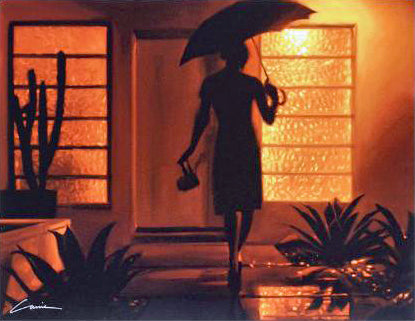 Warm Rain Carrie Graber Canvas Giclée Print Artist Hand Signed and Numbered